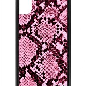 Wildflower Pink Snakeskin Iphone XR Phone Case
